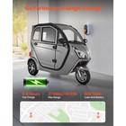 Uimoso 3-Wheel Enclosed Mobility Scooter, 3-Passenger, photo 4