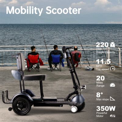 Metro Mobility 3-Wheel Lightweight Travel Mobility Scooter, photo 4