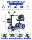 ZVG 4-Wheel Folding Senior Mobility Scooter, photo 2