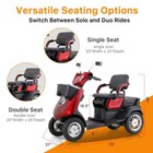 ZVGreen 2-Seat Heavy Duty Electric Mobility Scooter, photo 4