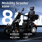 ZVG 800W Heavy Duty 4-Wheel Mobility Scooter, photo 5
