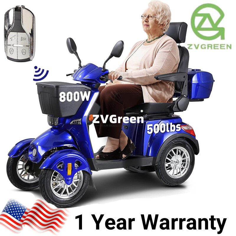 ZVgreen CZM 4-Wheel Senior Travel Mobility Scooter