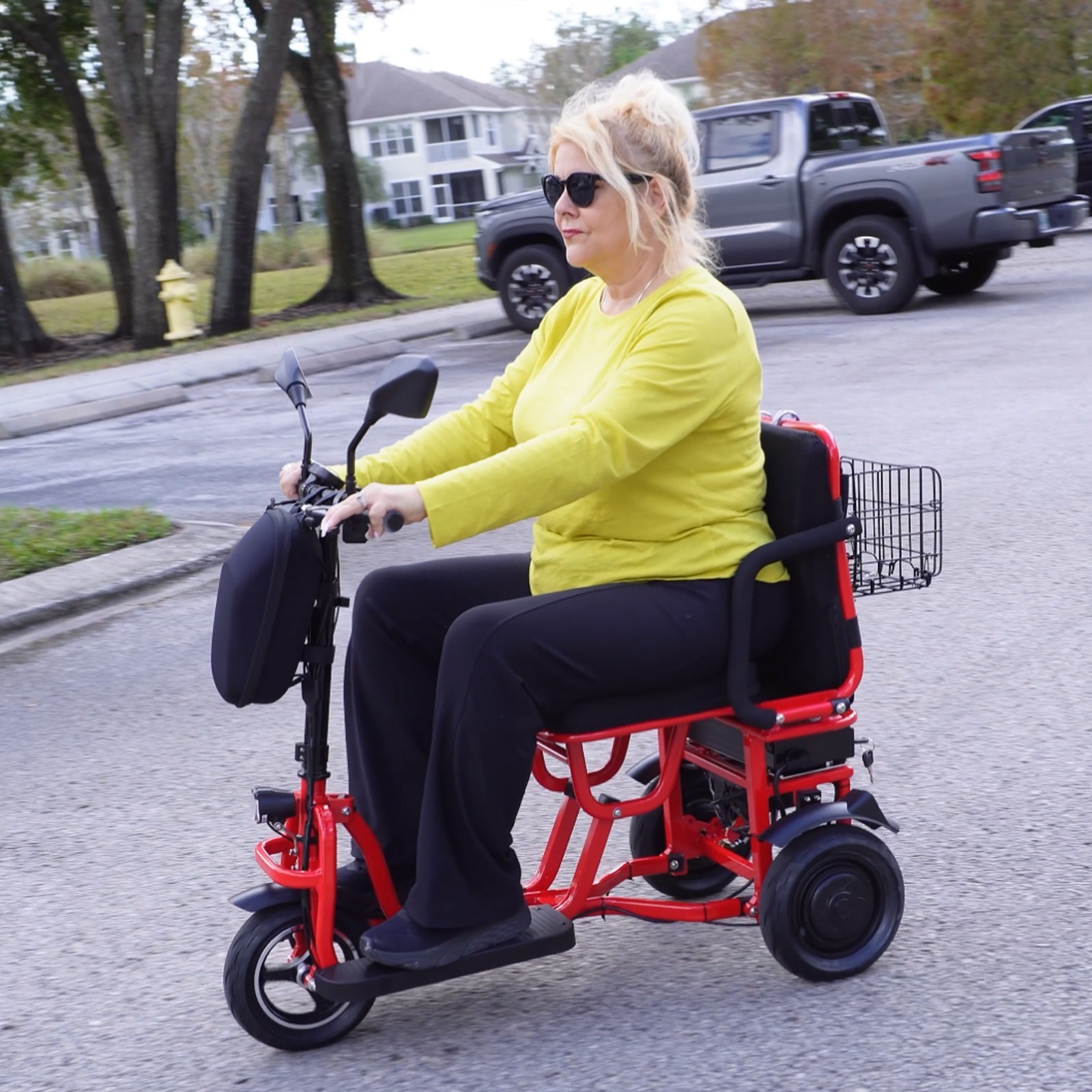 CycleVolt 3-Wheel Electric Mobility Scooter, Double Motor