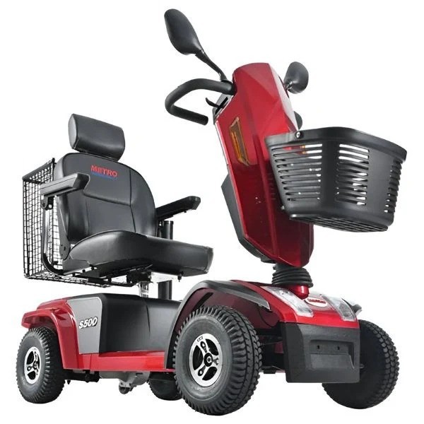 Metro Mobility S500 4-Wheel Heavy Duty Travel Scooter