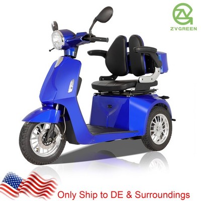 ZVG 800W Heavy Duty 3-Wheel Mobility Scooter