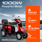 ZVG 2-Seat Heavy Duty 4-Wheel Mobility Scooter, photo 2
