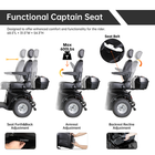 ZVG 1000W Four-Wheel Heavy Duty All-Terrain Mobility Scooter, photo 4
