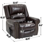 COMFORTMAX Power Lift Recliner Chair, Heat & Massage, photo 3