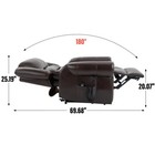 COMFORTMAX Power Lift Recliner Chair, Heat & Massage, photo 4