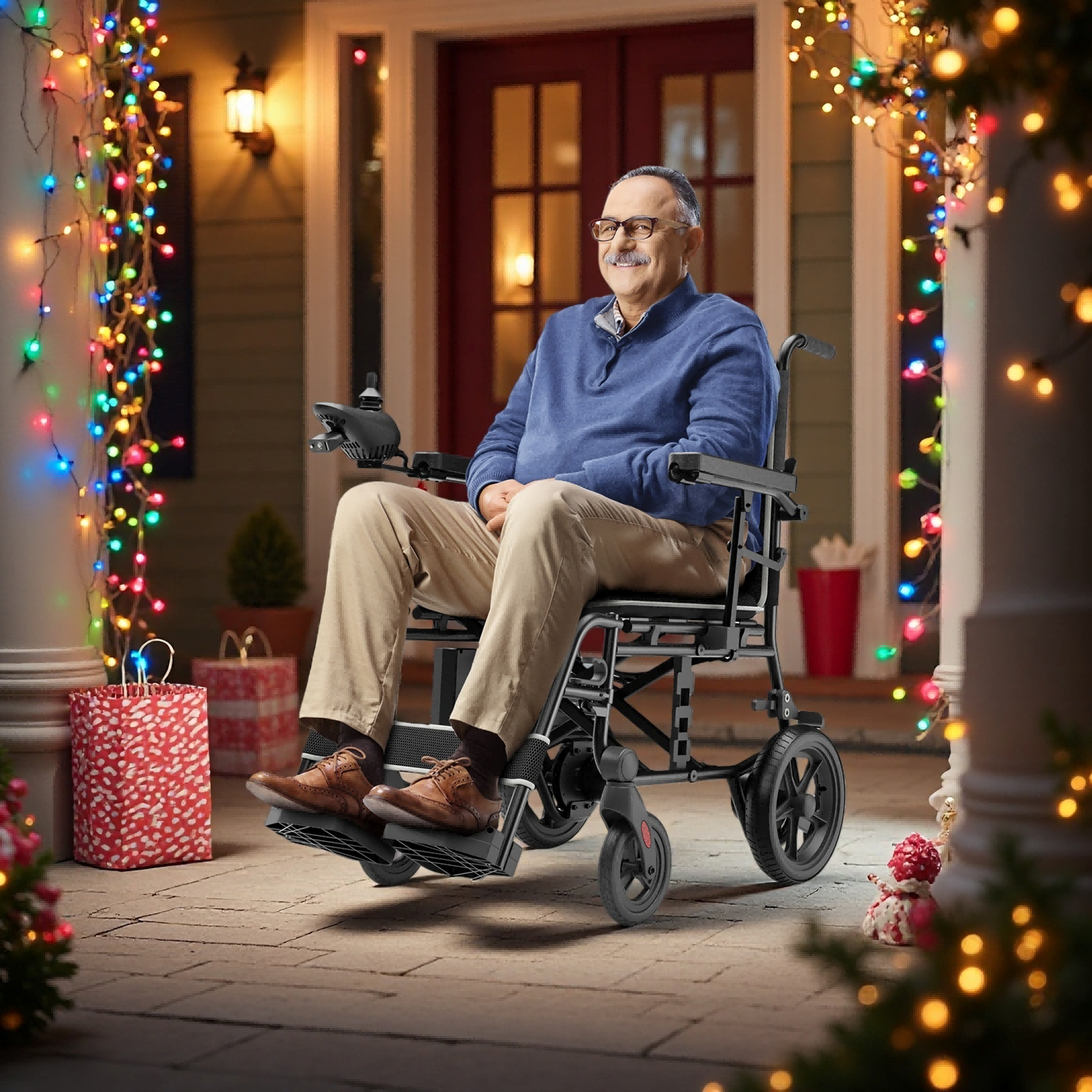 Innuovo Ultra-Lightweight Electric Power Wheelchair, 34 lb