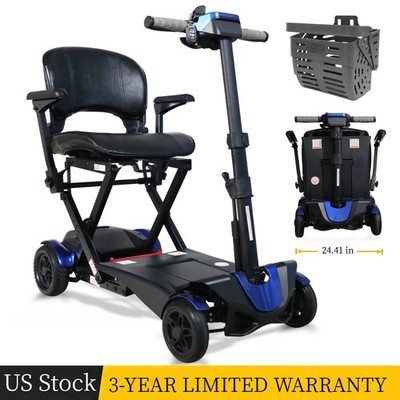 CycleVolt 4-Wheel Remote Control Foldable Mobility Scooter, photo 1