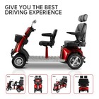 ZVGreen 1000W Heavy Duty 3-Passenger Mobility Scooter, photo 5