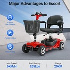 Verpal Heavy Duty 4-Wheel Folding Mobility Scooter, photo 3