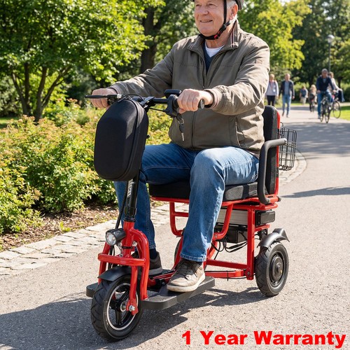 ZVG 700W Dual Motor 3-Wheel Folding Mobility Scooter