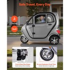 Uimoso 3-Wheel Enclosed Mobility Scooter, 3-Passenger, photo 5