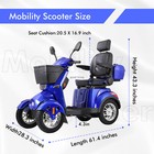 ZVgreen CZM 4-Wheel Senior Travel Mobility Scooter, photo 4