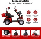 ZVG 1000W Four-Wheel Travel Mobility Scooter, photo 4